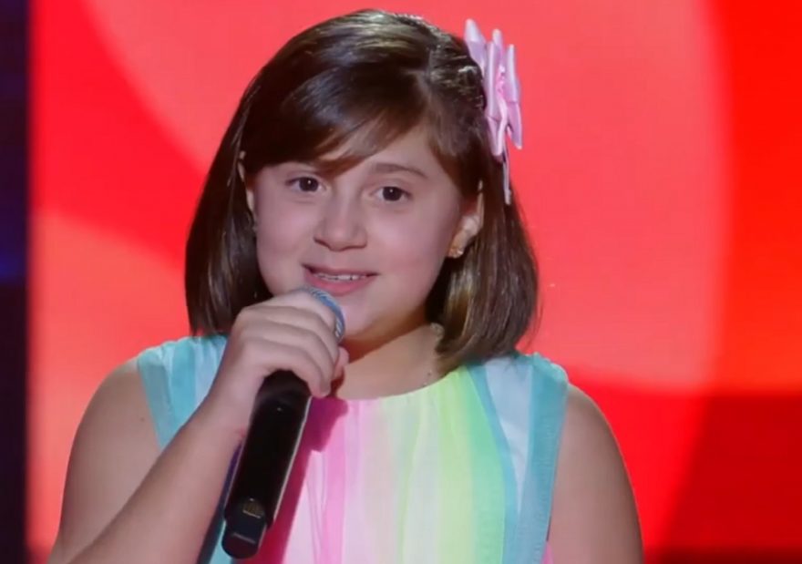 Cantora Isa Camargo, nascida em Cascavel, é uma das novas vozes selecionadas no The Voice Kids