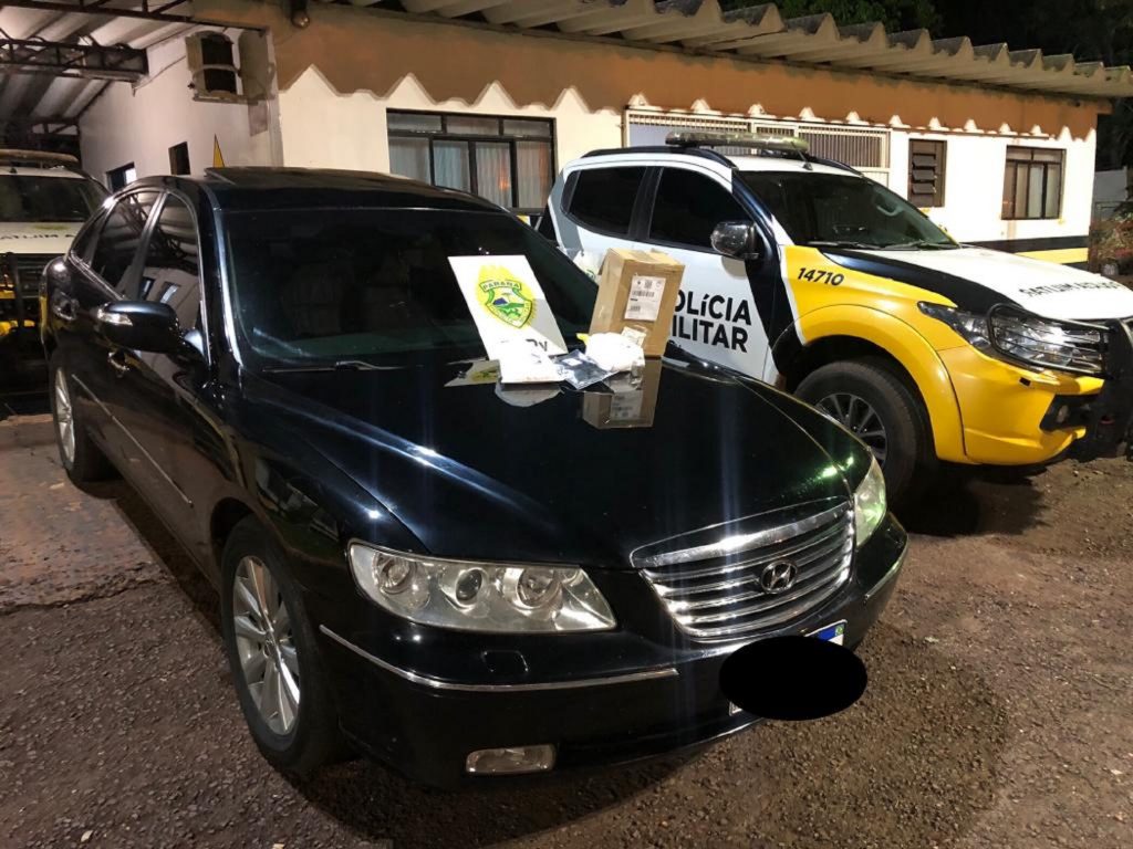 Trio que pegou encomenda com cocaína em Cascavel e levava para Assis é detido na PR-239