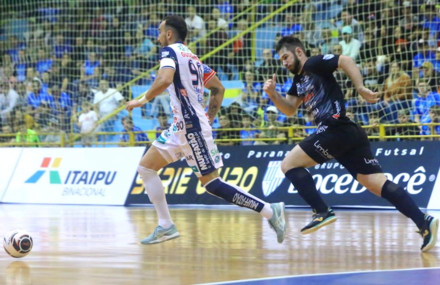 Assista os gols do empate em 3×3 do Cascavel Futsal contra o Foz do Iguaçu
