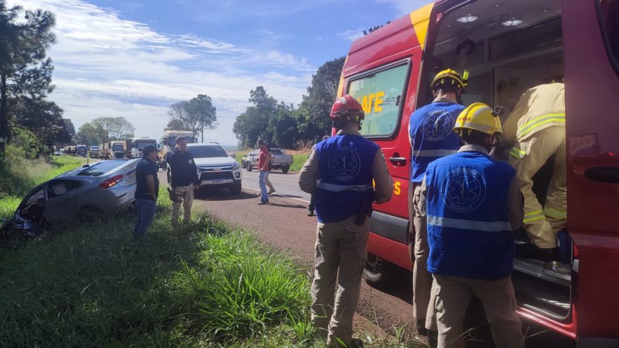 Grave acidente de trânsito é registrado na rodovia BR-369