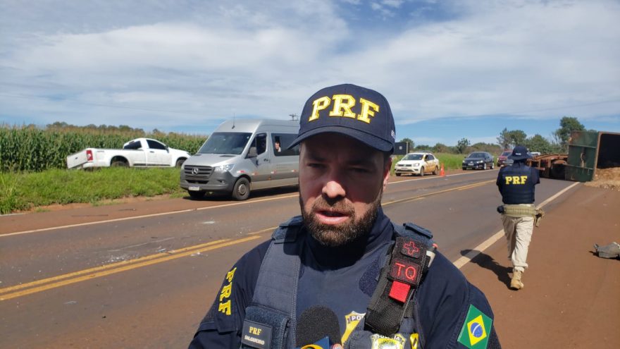 Conforme PRF, grave acidente na BR-369 ocorreu por falha mecânica