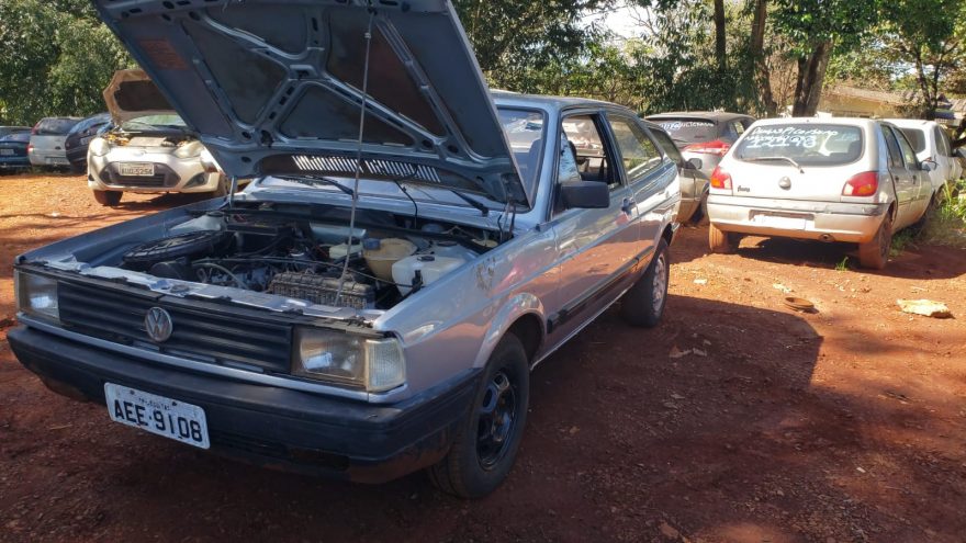 Mais um Gol furtado em Cafelândia é encontrado abandonado em Cascavel