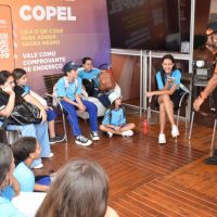 Na Expoingá, Copel orienta crianças e adolescentes sobre uso consciente da energia