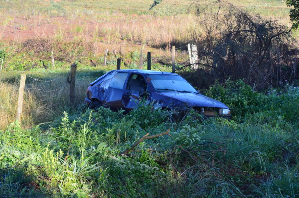 Condutor sofre acidente ao sentir mal súbito na PRC-280 em Palmas