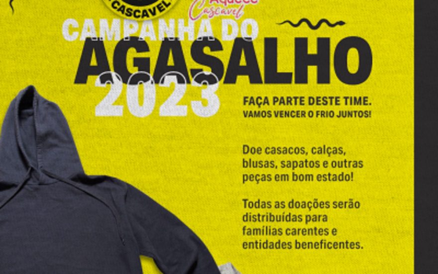 Aquece Cascavel: FC antecipa lançamento de campanha do agasalho