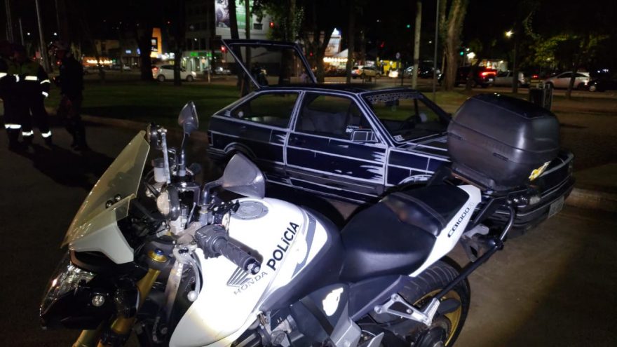 Gol conduzido por adolescente é apreendido no Centro