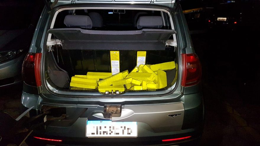 Condutor é detido pela PRF com 200 kg de maconha no veículo em Céu Azul