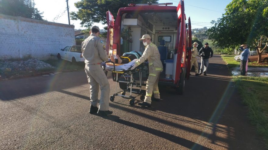 Siate atende adolescente vítima de acidente de trânsito no Brasmadeira