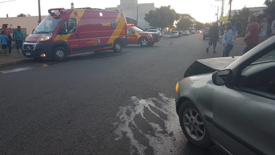 Acidente deixa motociclista ferido no XIV de Novembro