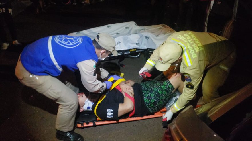 Grave acidente de trânsito deixa vítimas no Santa Felicidade