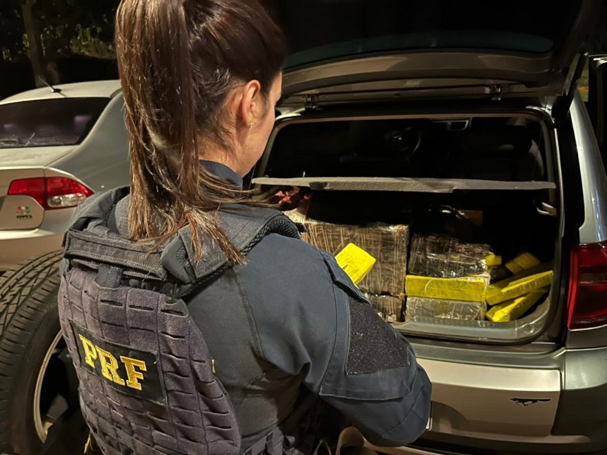 Homem é detido transportando 200 quilos de maconha na BR-277