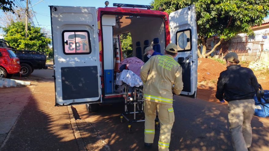 Com lesões no quadril e no rosto, idosa de 92 anos é socorrida no Bairro Santa Cruz
