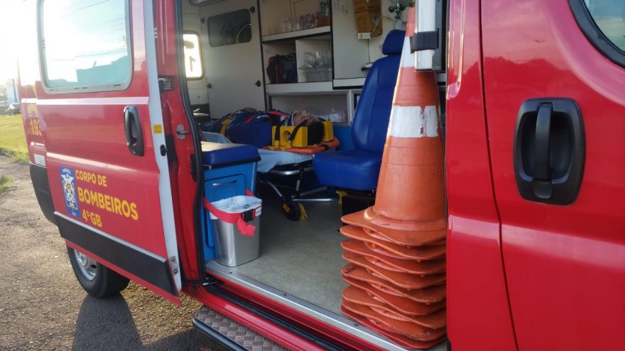 Motociclista fica ferido em acidente no Quebec