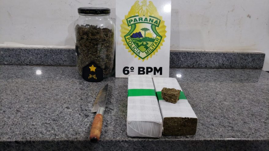 Drogas são apreendidas no Bairro Paulo Godoy