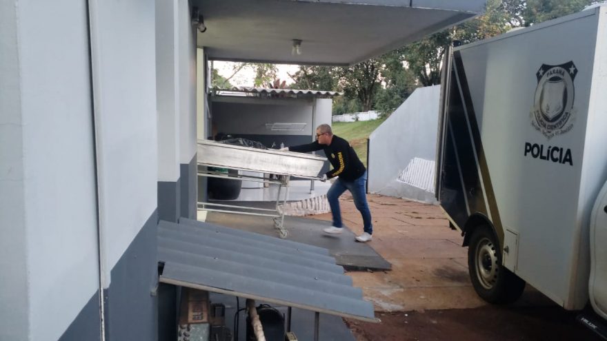 Corpo de Davi Felipe da Silveira, que morreu em acidente na BR-369 chega ao IML