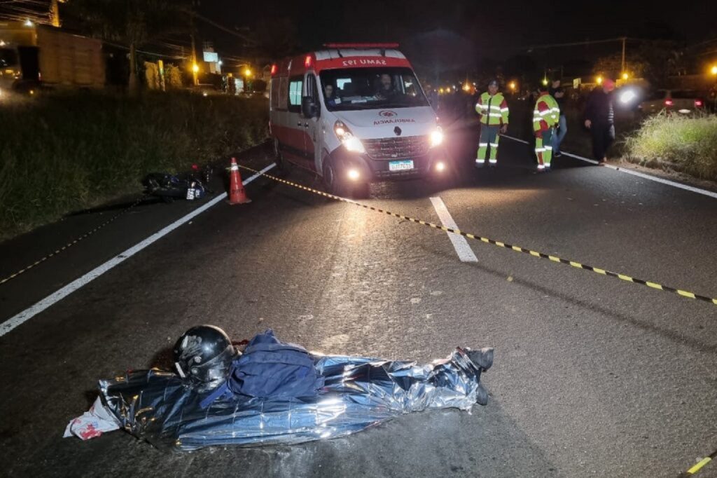 Dois homens morrem em acidente registrado na BR-376 em Sarandi