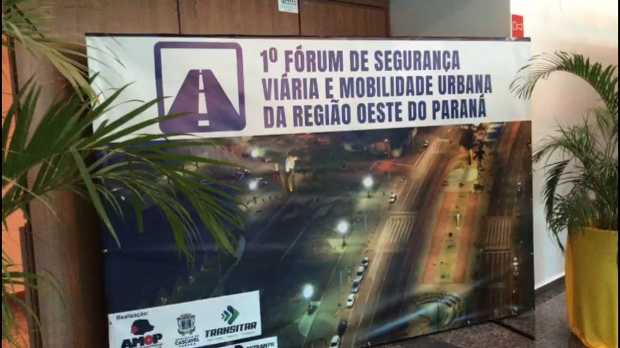 Cascavel sedia I Fórum de Segurança Viária e Mobilidade Urbana da Região Oeste do Paraná