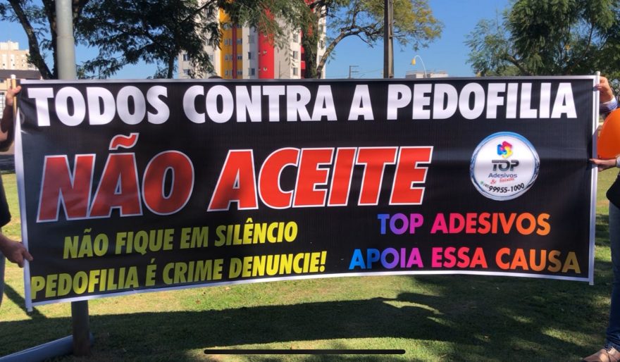 Caminhada “Todos contra a Pedofilia” é realizada em Cascavel