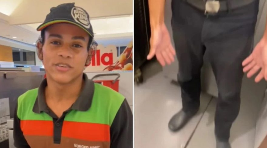 Funcionário do Burger King diz ter urinado nas calças por não poder deixar quiosque