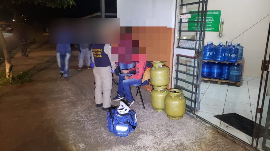 Homem supostamente atingido por tiro aciona Siate ao Esmeralda