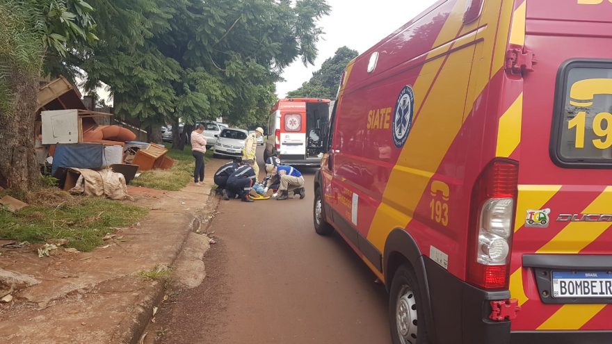Homem cai e bate a cabeça no Cascavel Velho