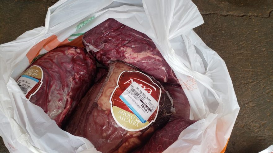 Homem tenta furtar R$ 713,00 em carne, mas é detido pela Guarda Municipal