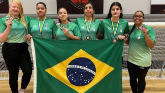 Brasil vence EUA e fatura bronze na Copa Malmö de goalball feminino