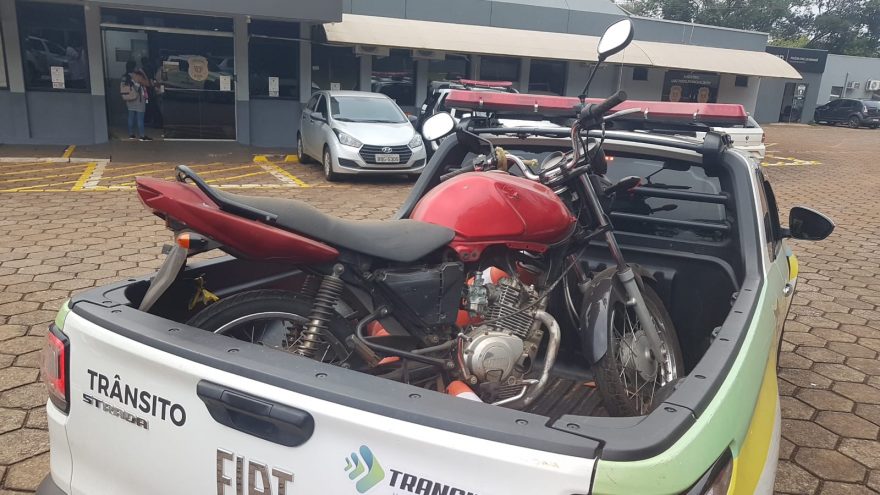 Moto com alerta de furto é encaminhada ao pátio da 15ª SDP