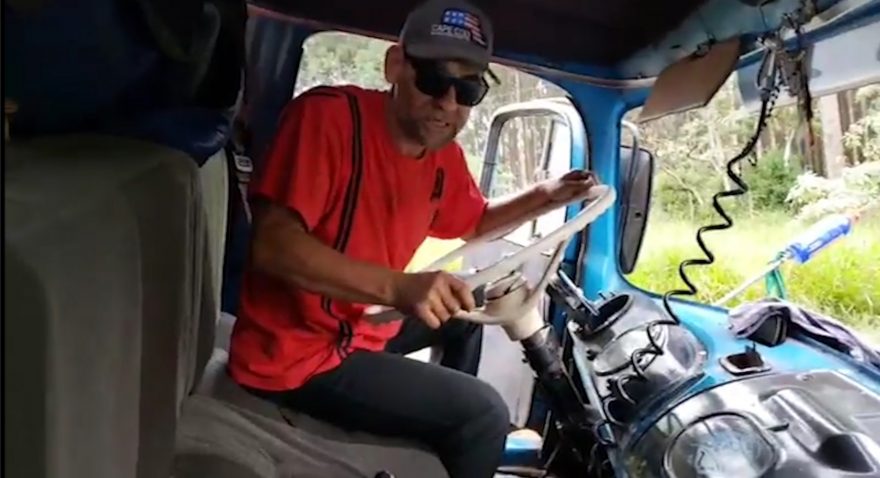 “Não tive nem o que fazer”, diz motorista de caminhão que se envolveu em batida frontal na BR-277