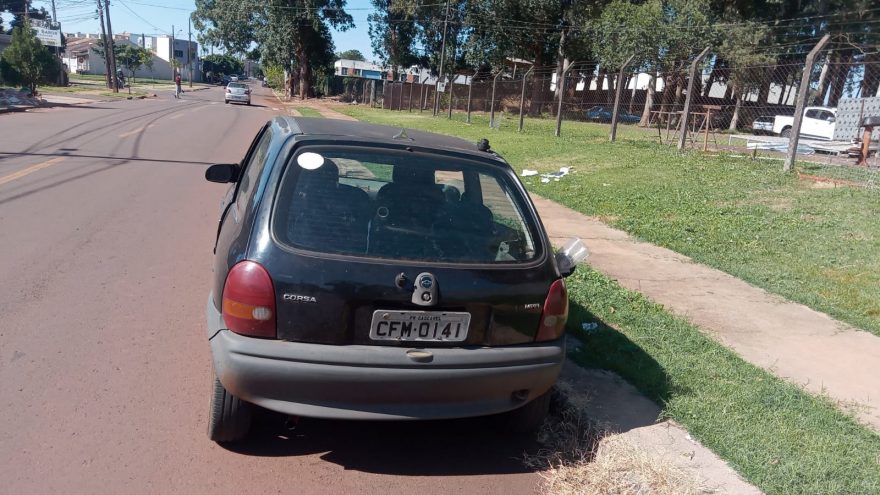 Corsa furtado no Santa Cruz é recuperado no Pioneiros Catarinenses