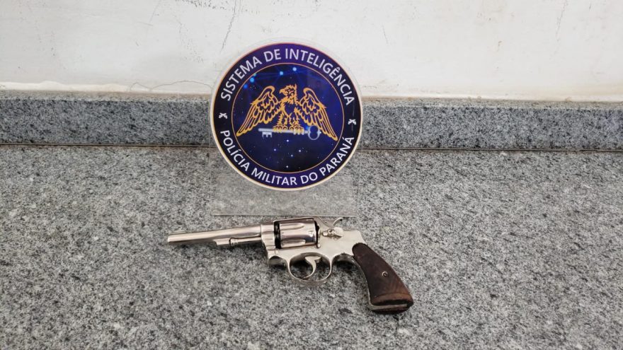 Arma calibre 38 é encontrada em terreno nas proximidades da BR-467