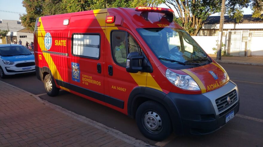 Siate atende bebê com ferimento no rosto