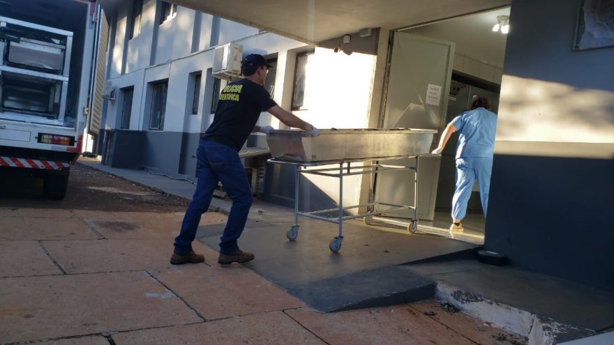 Corpo de Miguel Rubine, encontrado morto em Quedas do Iguaçu chega ao IML