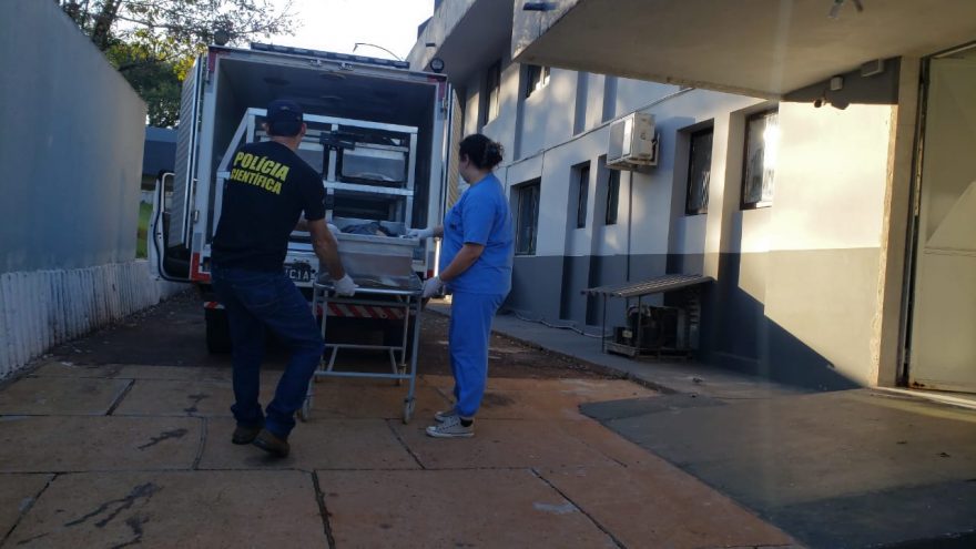 Corpo de homem encontrado morto em Cascavel é encaminhado ao IML para exames