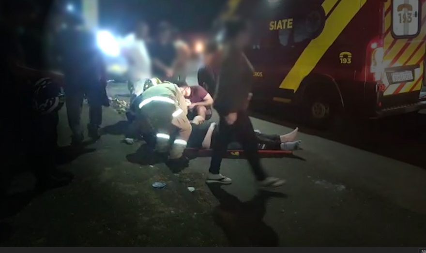 Acidente na Marginal da BR-467 deixa dois homens feridos