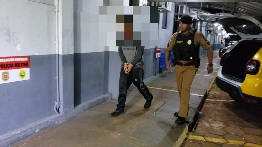 Homem é detido em Corbélia com maconha em carro de aplicativo que saiu de Cascavel