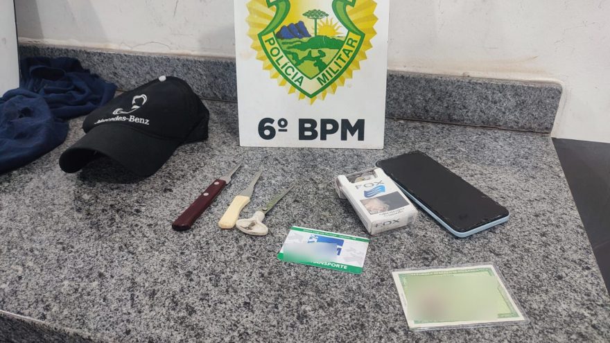 Caminhoneiro sofre tentativa de furto no Centro e ladrão foge