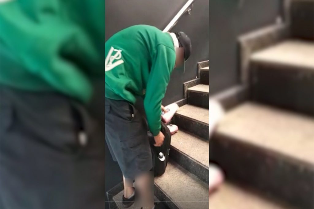 Furto em supermercado foi flagrado por câmeras de monitoramento de segurança