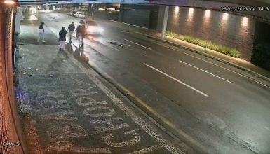 Imagem referente a Vídeo mostra momento que mulher morre atropelada no centro de Cascavel