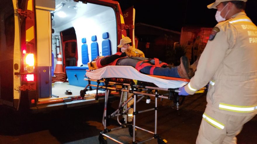 Siate é acionado para atender jovem que foi vítima de agressão no bairro Santa Felicidade