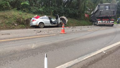 Imagem referente a Homem que morreu em grave acidente na BR-277 é identificado como Ari de Andrade Ferreira