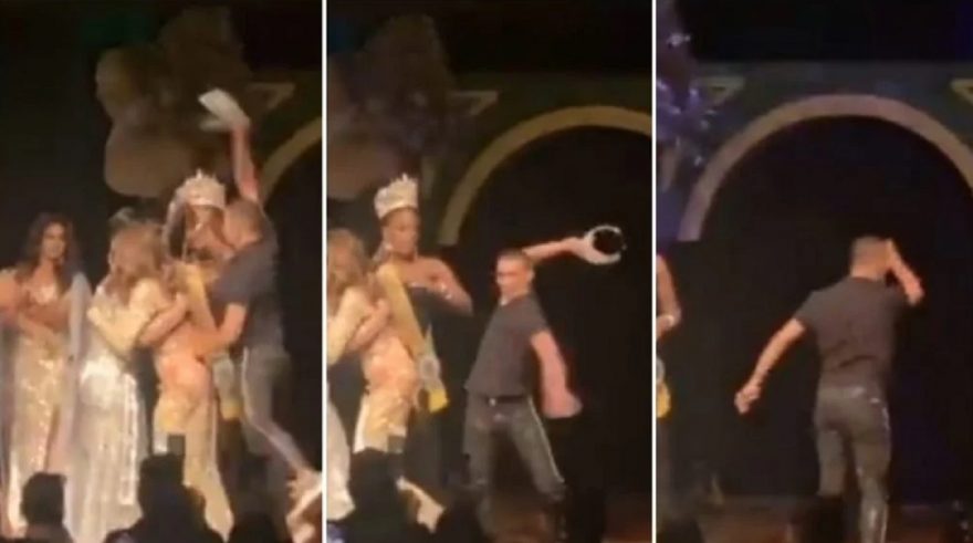 Miss Gay Mato Grosso: Marido invade palco e quebra coroa após esposa ficar em 2ª lugar