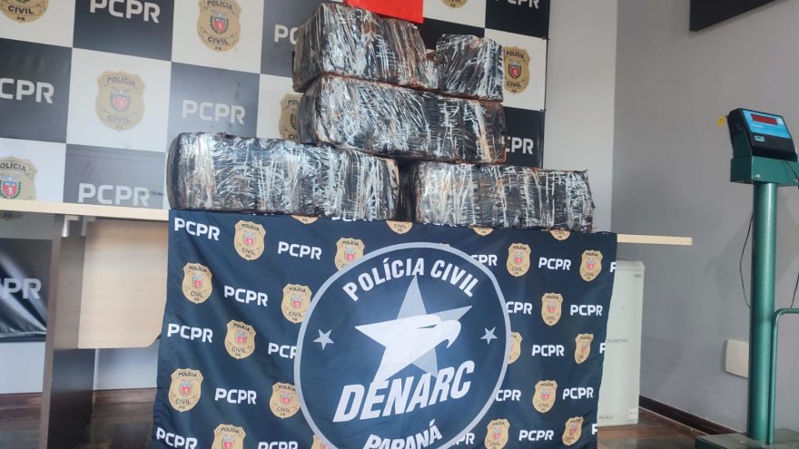 Denarc de Cascavel realiza grande apreensão de maconha
