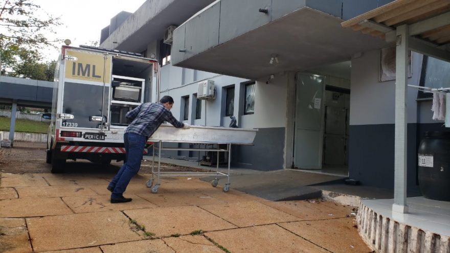 Corpo de vítima de atropelamento em Guaraniaçu chega ao IML