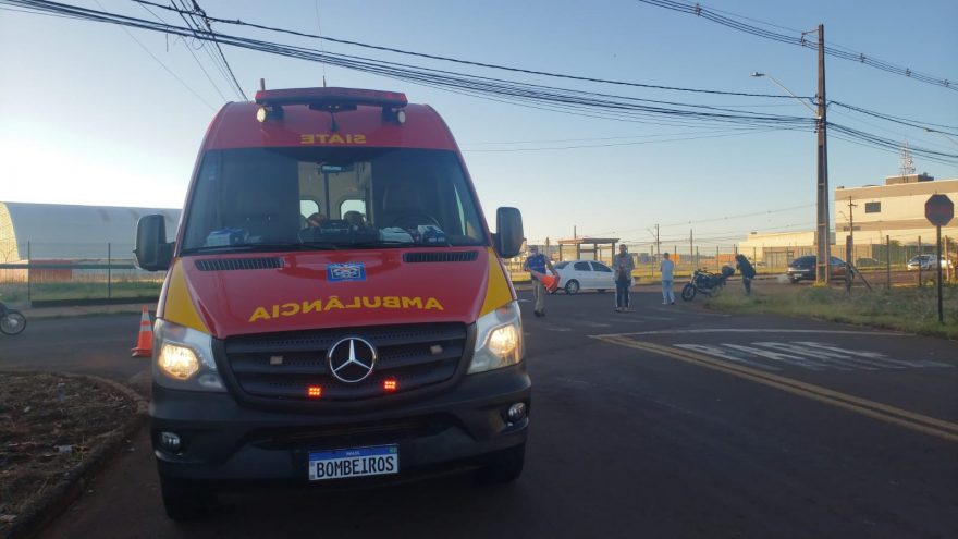 Conversão à esquerda provoca colisão na Avenida das Pombas
