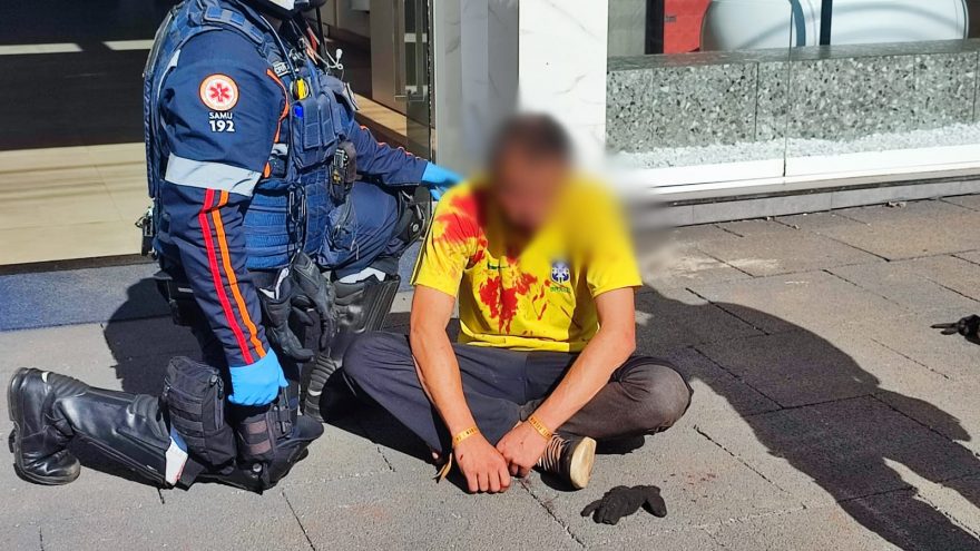 Homem é agredido após ser flagrado cometendo furto