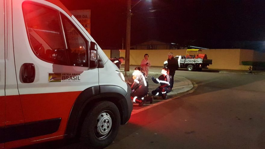 Após briga com a companheira, rapaz vem a pé de Toledo a Cascavel e desmaia na Rua Jorge Lacerda