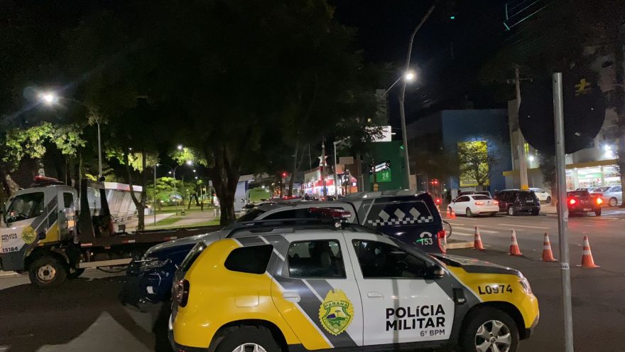 Transitar, GM e Polícia Militar realizam operação de trânsito monstruosa no Centro de Cascavel
