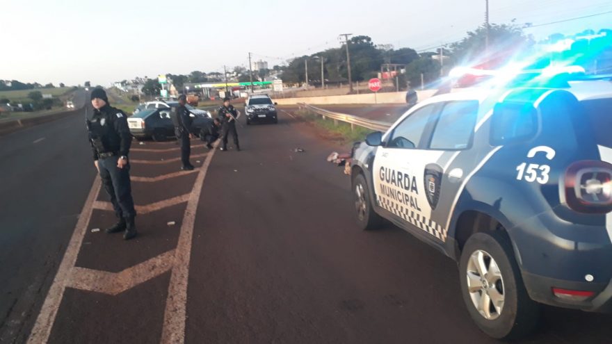 Após não acatar abordagem da GM, motorista é perseguido até Corbélia e simulacro de pistola é apreendido