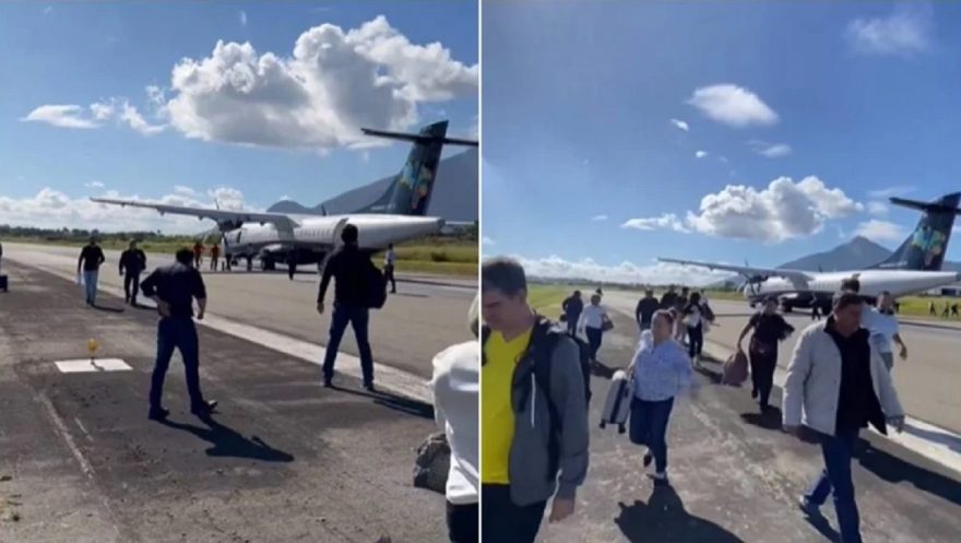 Vídeo: Passageiros são evacuados às pressas de voo da Azul
